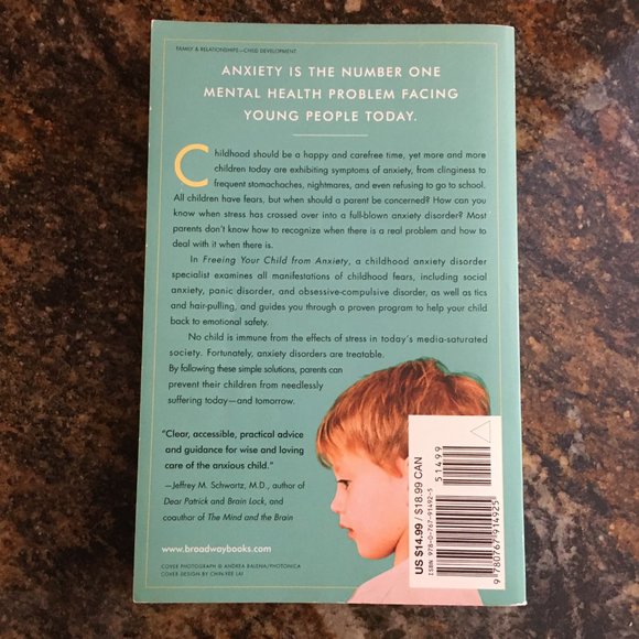 'Freeing Your Child from Anxiety' Paperback By Tamar E. Chansky - Picture 4 of 8